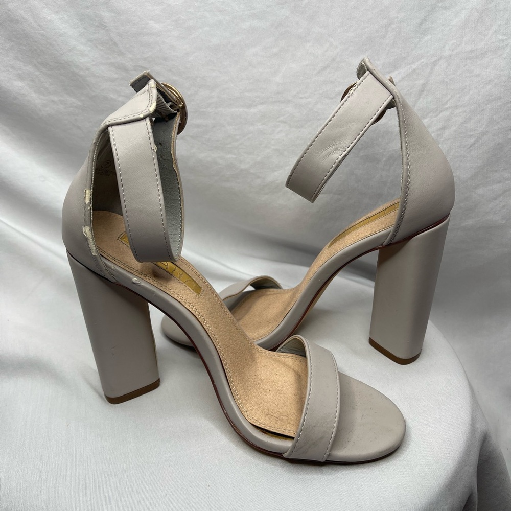 Gray Chunky heels